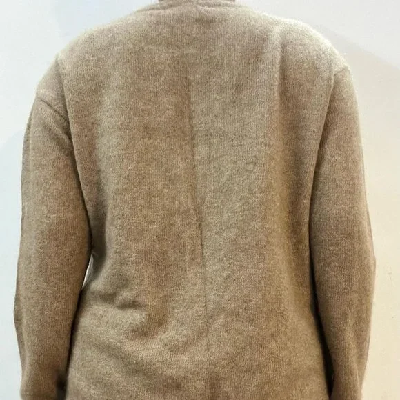 Light Brown Drop Shoulder Pullover - Picture 2 of 6